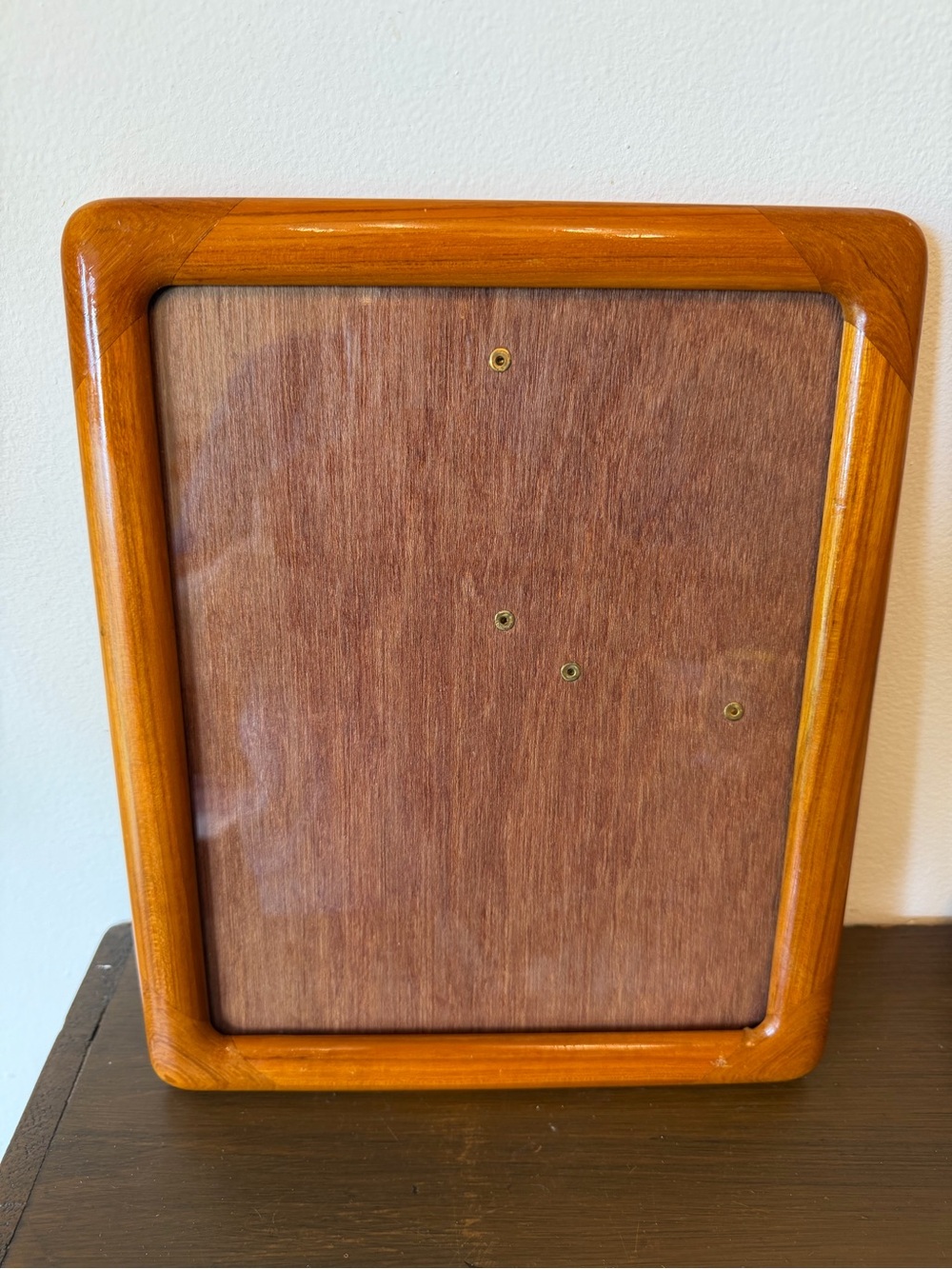 Wooden Picture Frame in Warm Honey Brown